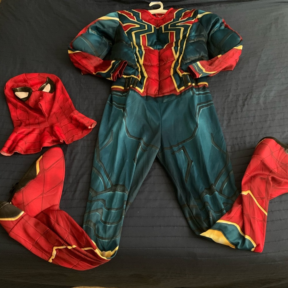 IRON SPIDERMAN 🕷 Costume with breathable mask